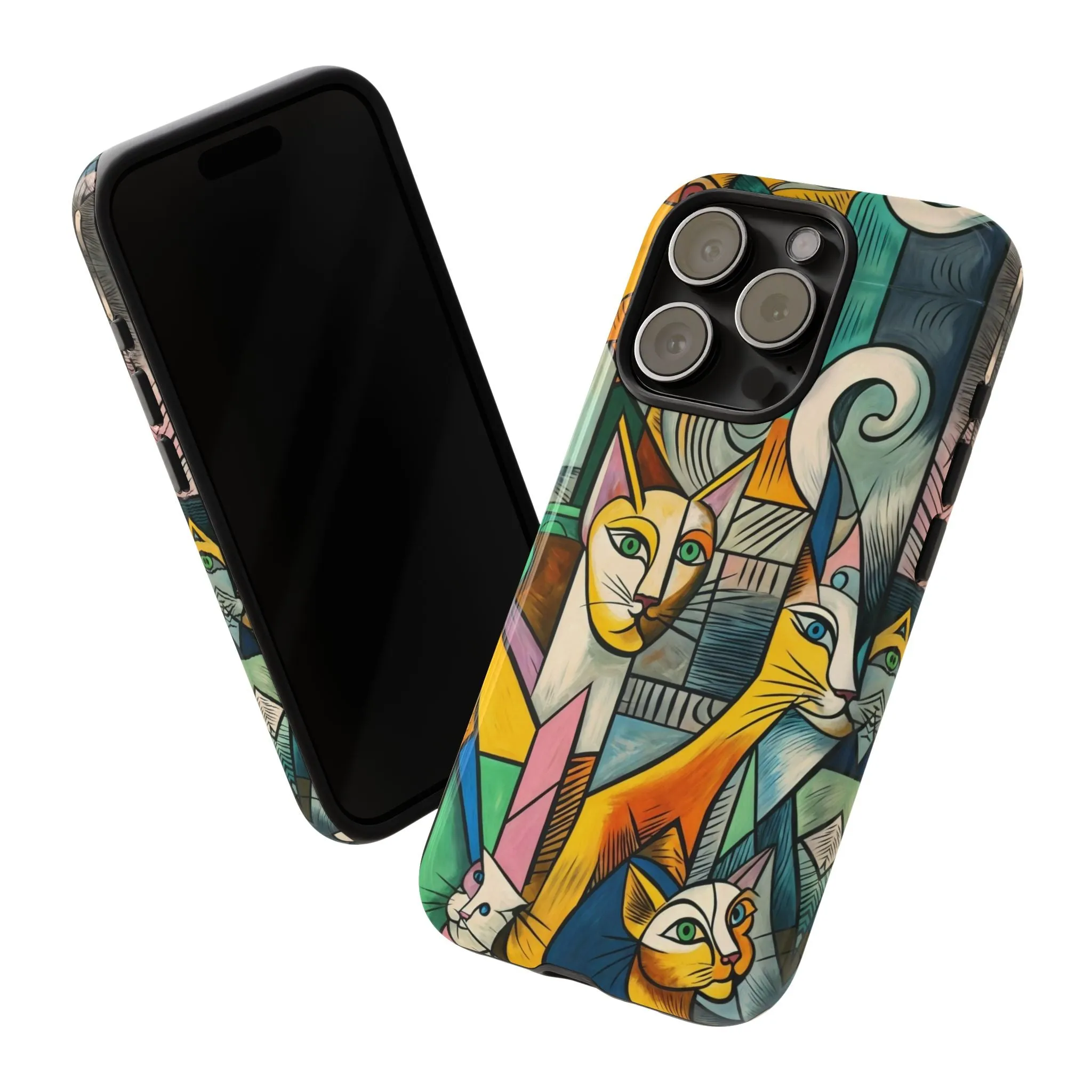 Picasso, cats, and cell phones collide in the most sarcastically stylish case you'll ever own