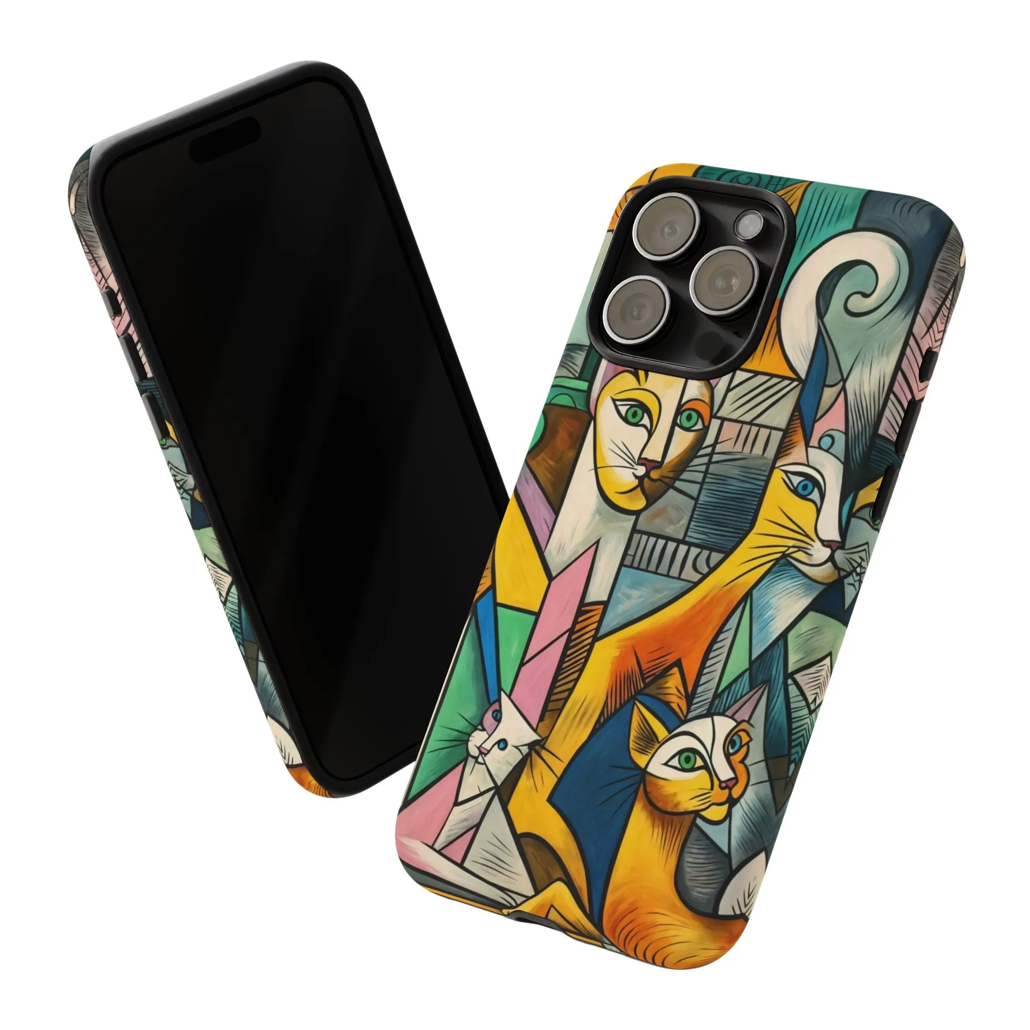 Picasso, cats, and cell phones collide in the most sarcastically stylish case you'll ever own