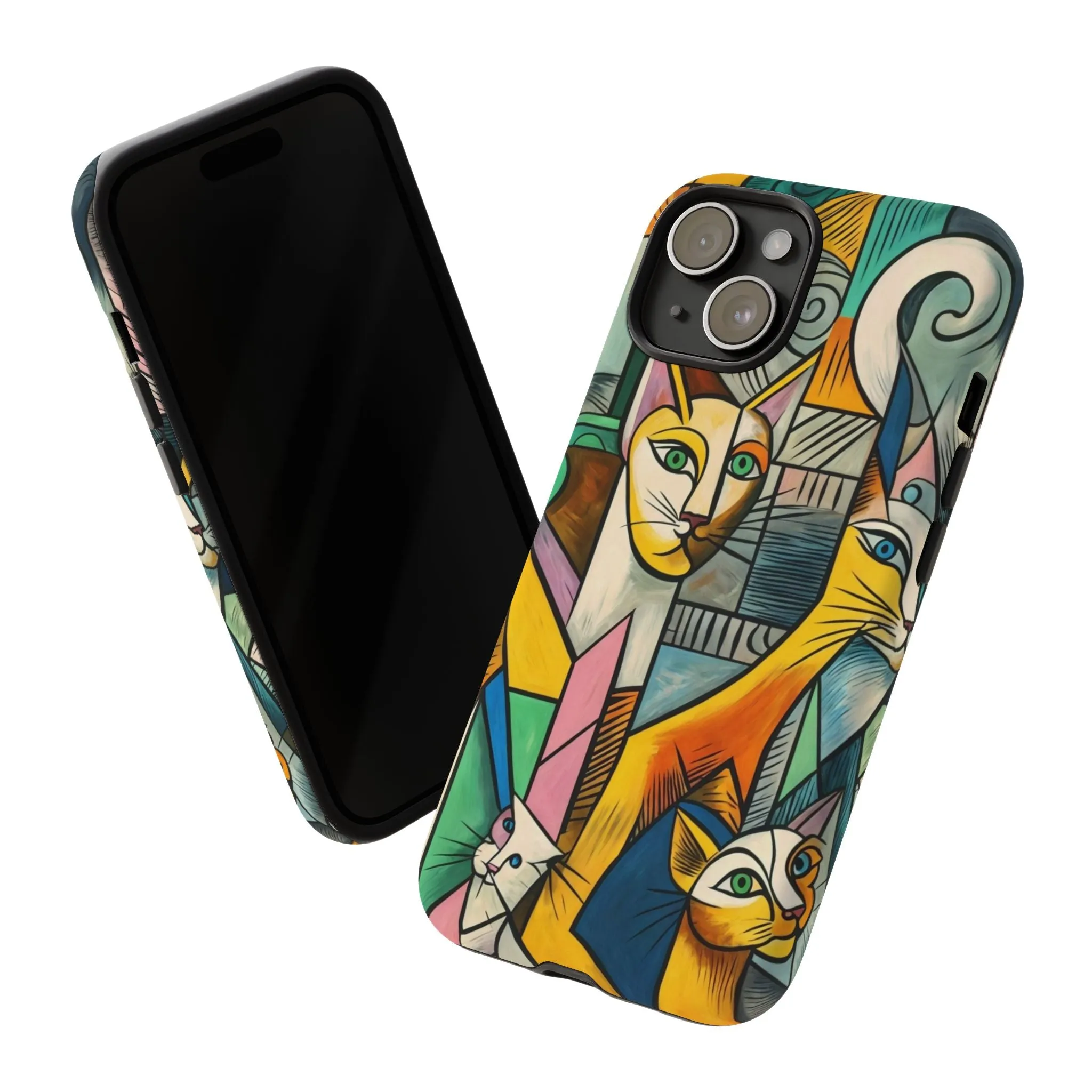 Picasso, cats, and cell phones collide in the most sarcastically stylish case you'll ever own