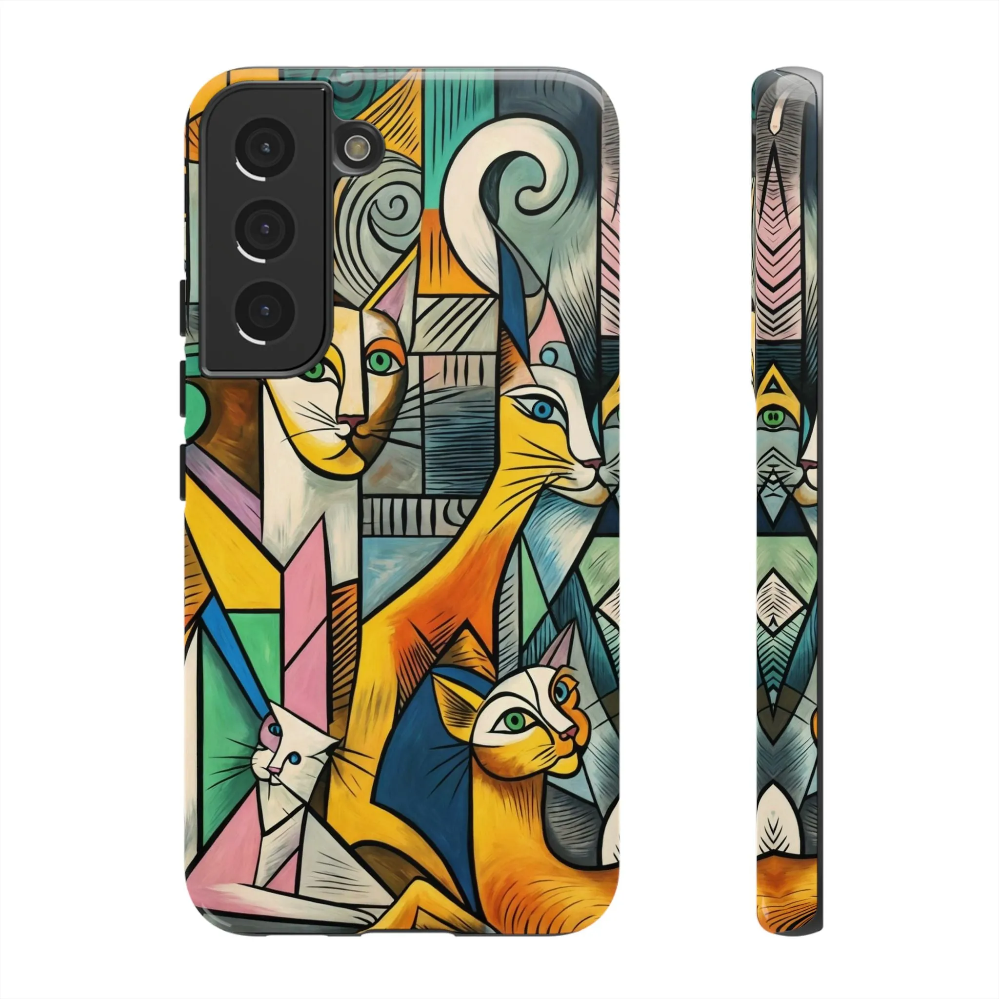 Picasso, cats, and cell phones collide in the most sarcastically stylish case you'll ever own