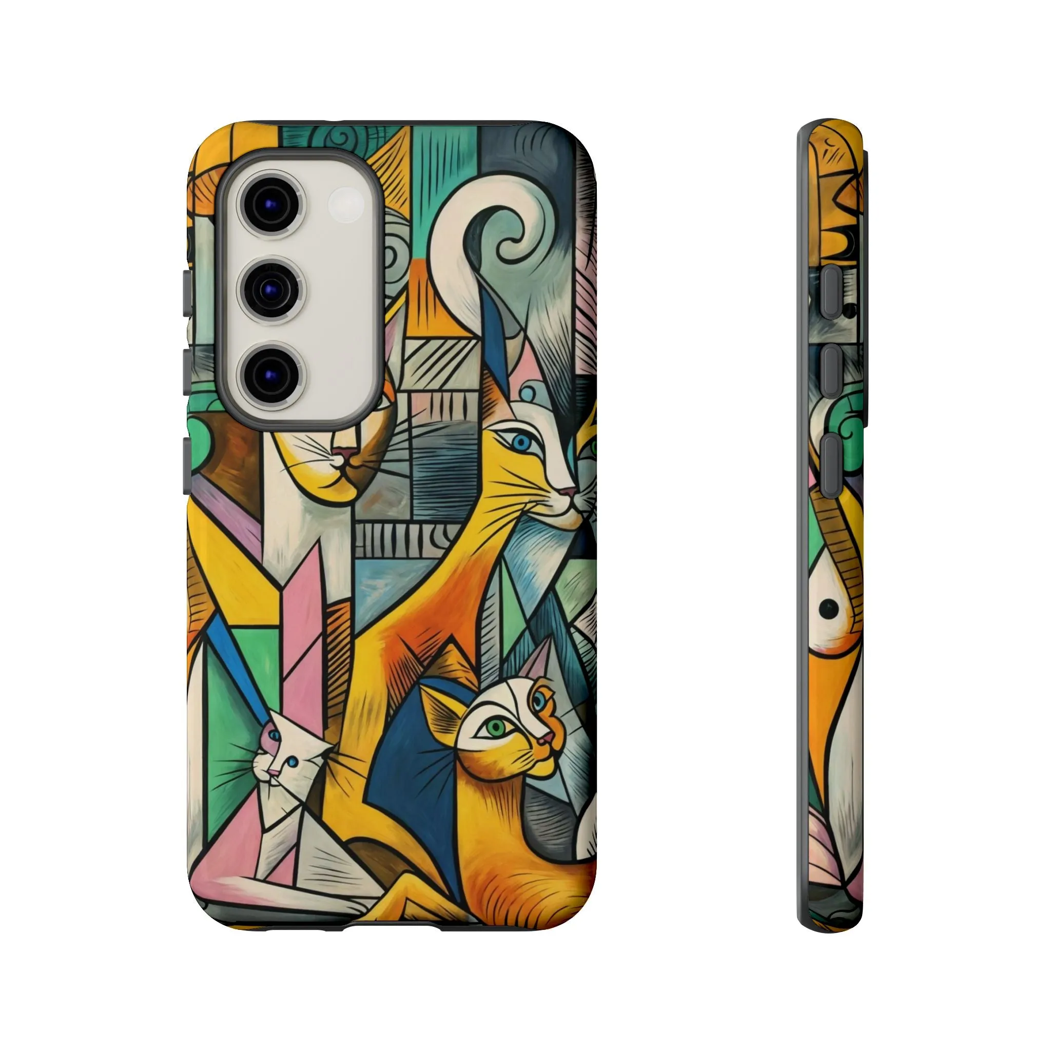 Picasso, cats, and cell phones collide in the most sarcastically stylish case you'll ever own