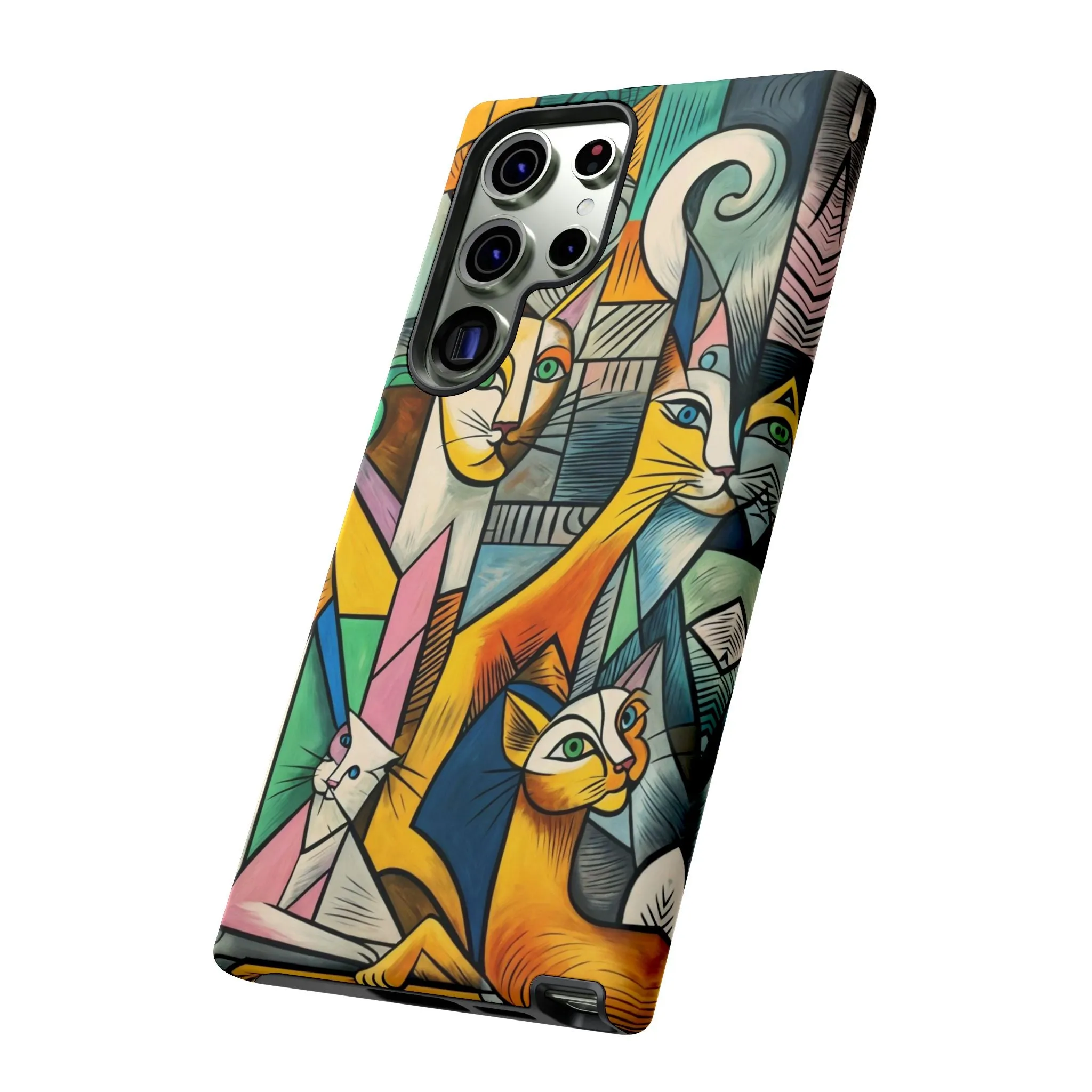 Picasso, cats, and cell phones collide in the most sarcastically stylish case you'll ever own