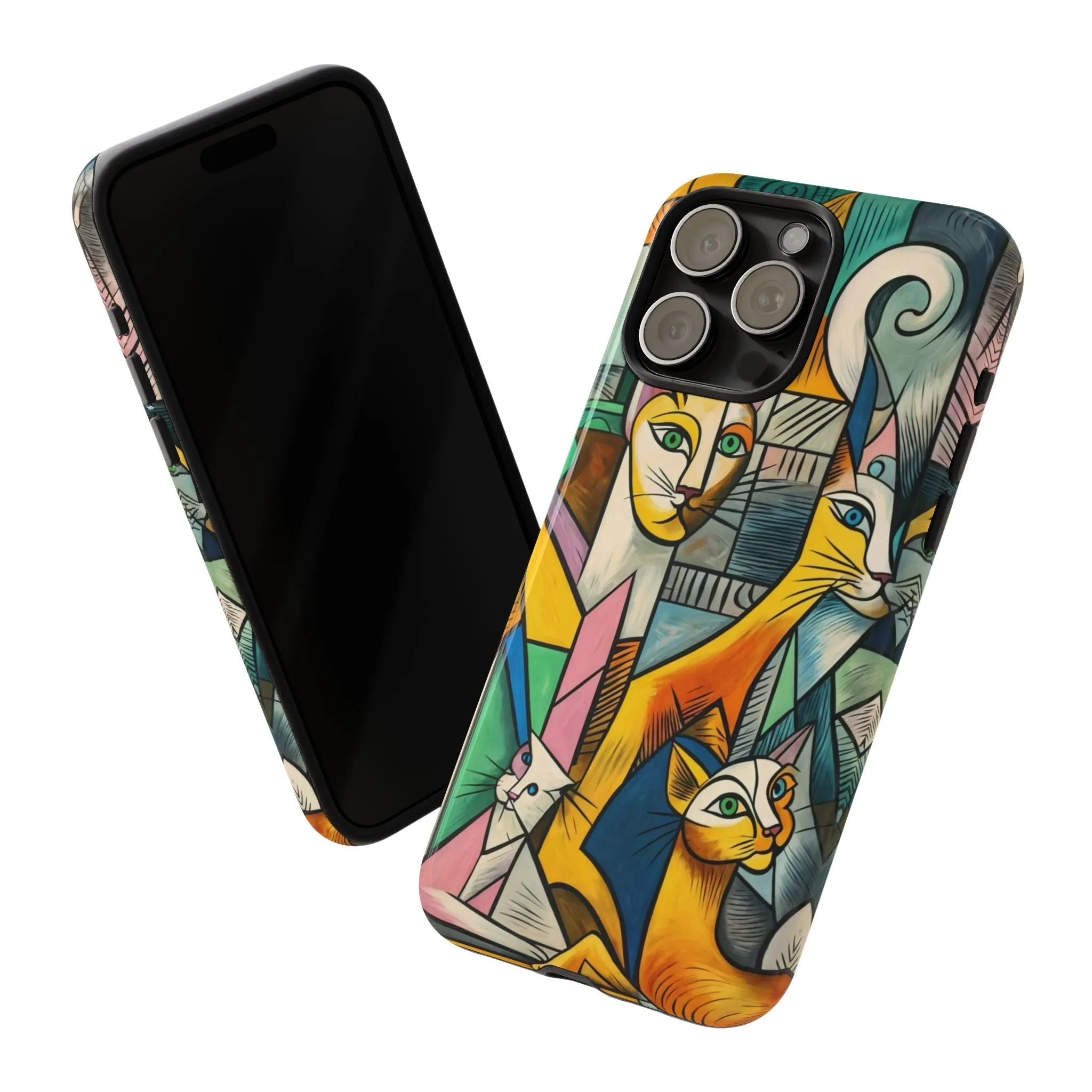 Picasso, cats, and cell phones collide in the most sarcastically stylish case you'll ever own
