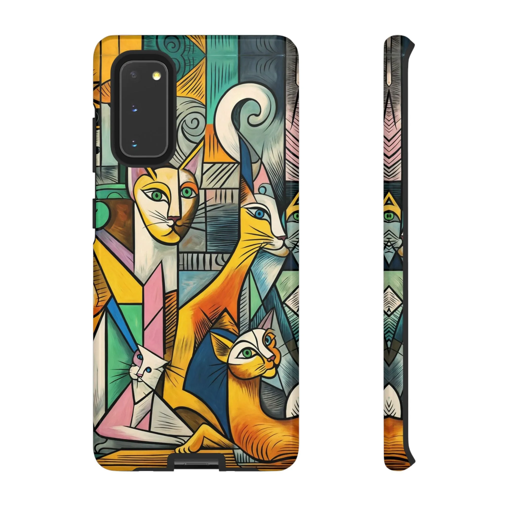 Picasso, cats, and cell phones collide in the most sarcastically stylish case you'll ever own