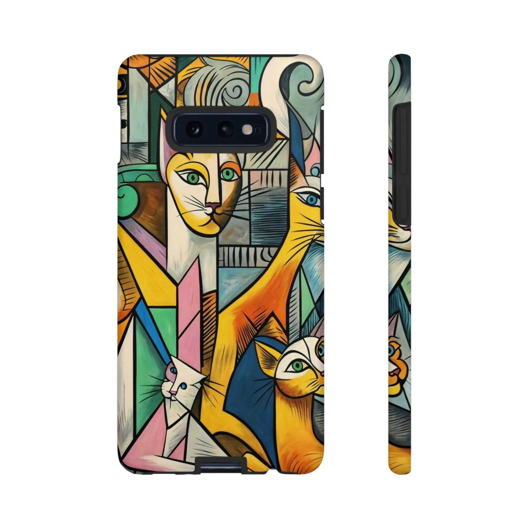 Picasso, cats, and cell phones collide in the most sarcastically stylish case you'll ever own