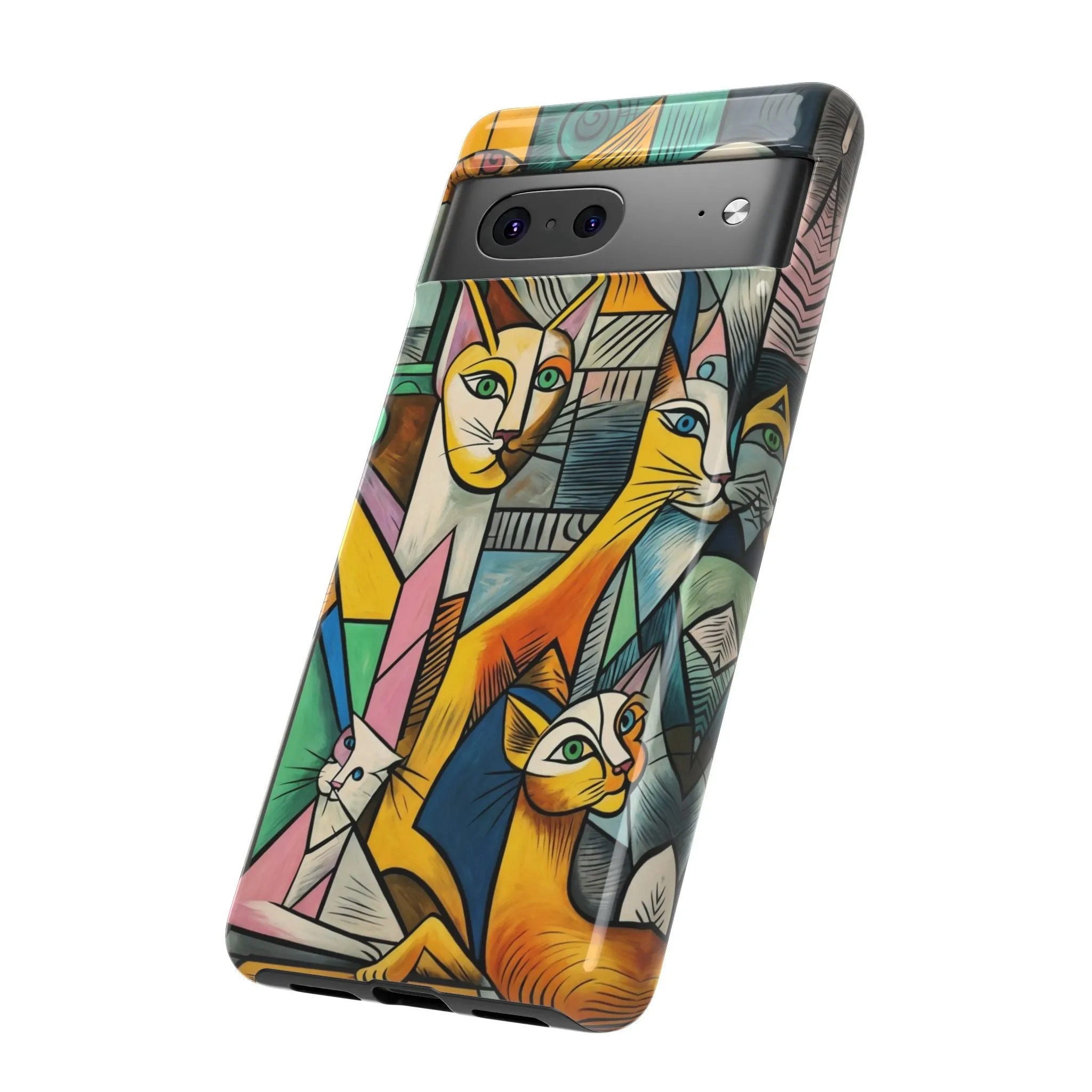 Picasso, cats, and cell phones collide in the most sarcastically stylish case you'll ever own