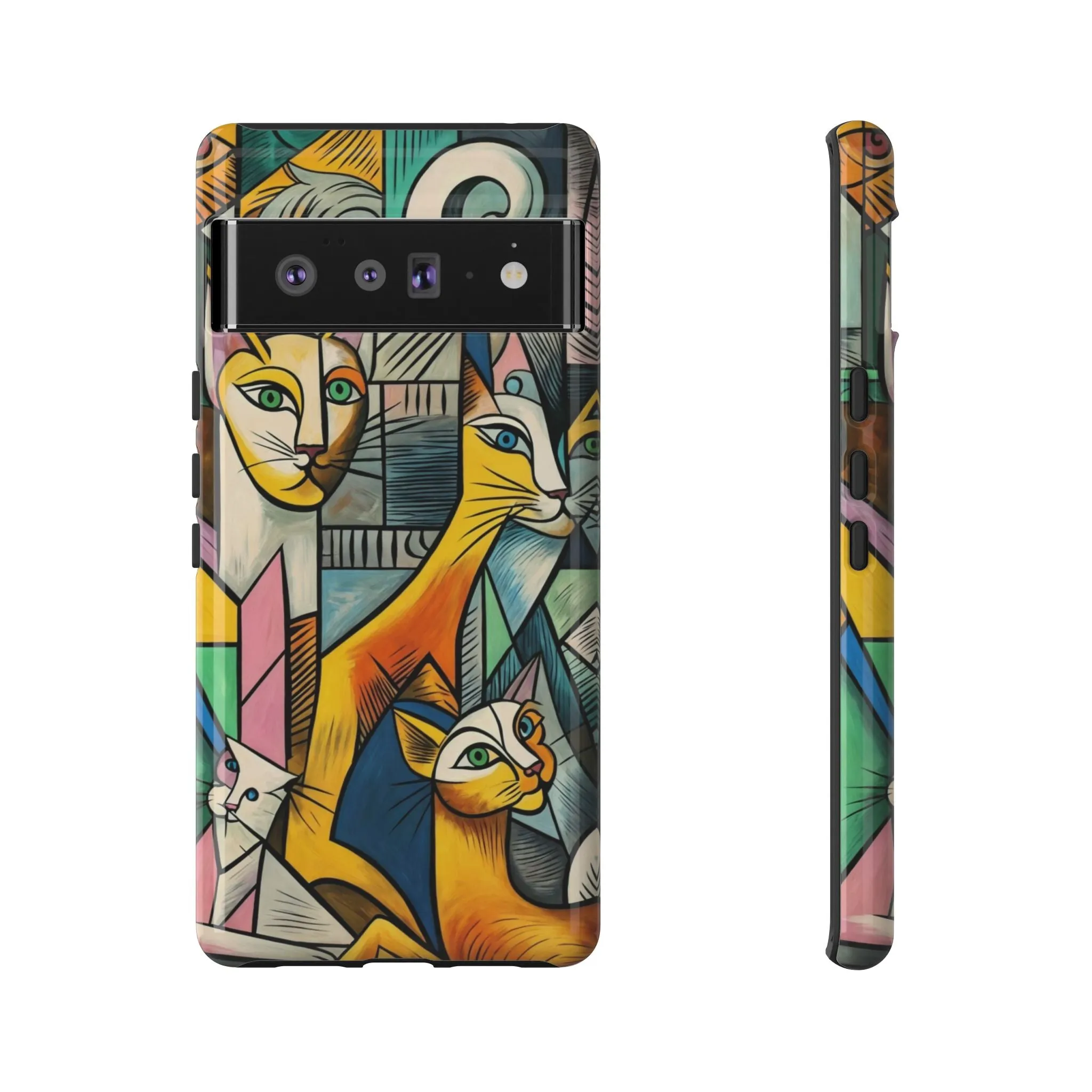 Picasso, cats, and cell phones collide in the most sarcastically stylish case you'll ever own