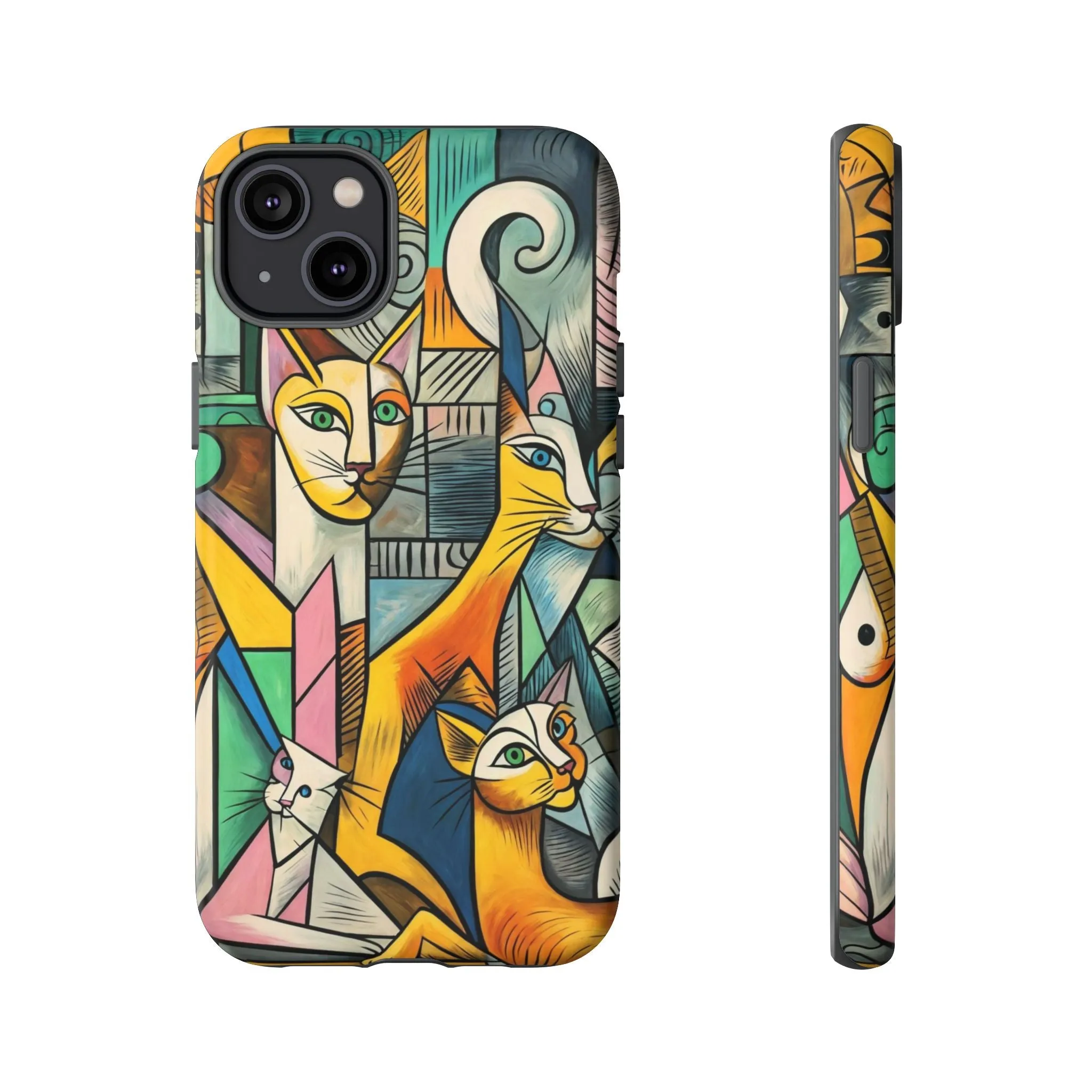 Picasso, cats, and cell phones collide in the most sarcastically stylish case you'll ever own