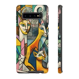 Picasso, cats, and cell phones collide in the most sarcastically stylish case you'll ever own