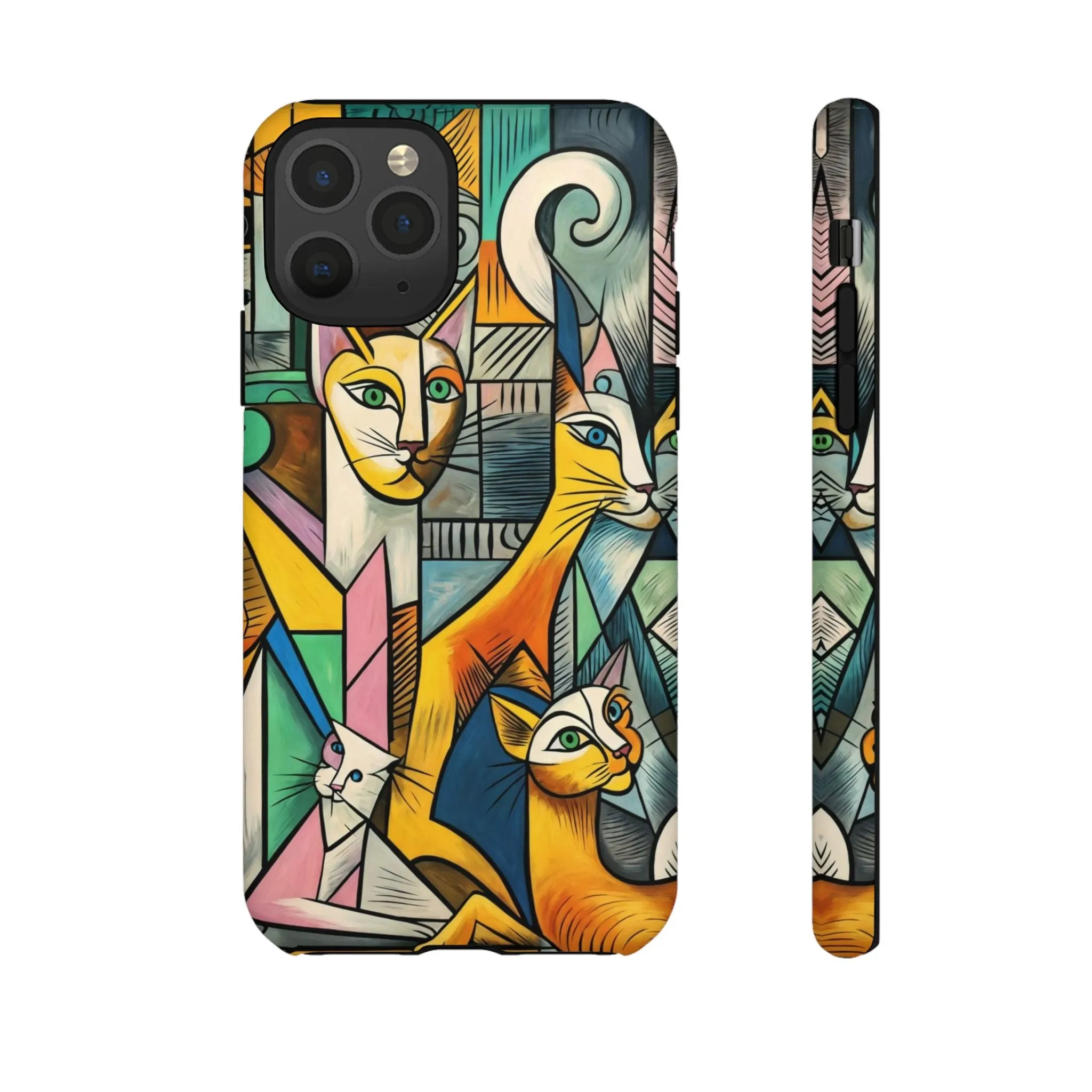 Picasso, cats, and cell phones collide in the most sarcastically stylish case you'll ever own