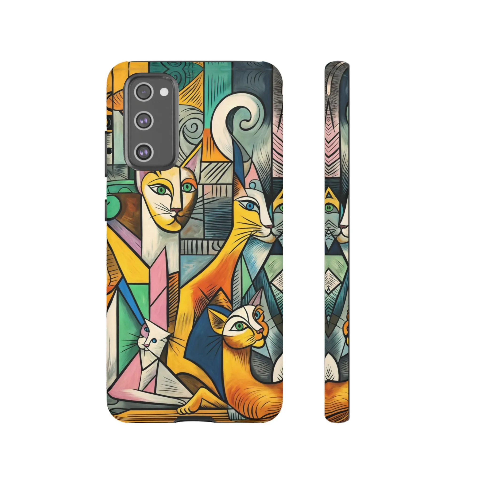 Picasso, cats, and cell phones collide in the most sarcastically stylish case you'll ever own