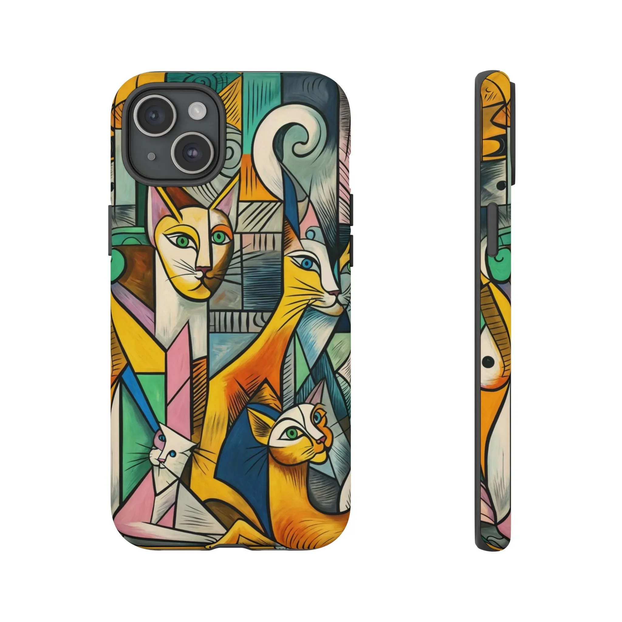 Picasso, cats, and cell phones collide in the most sarcastically stylish case you'll ever own