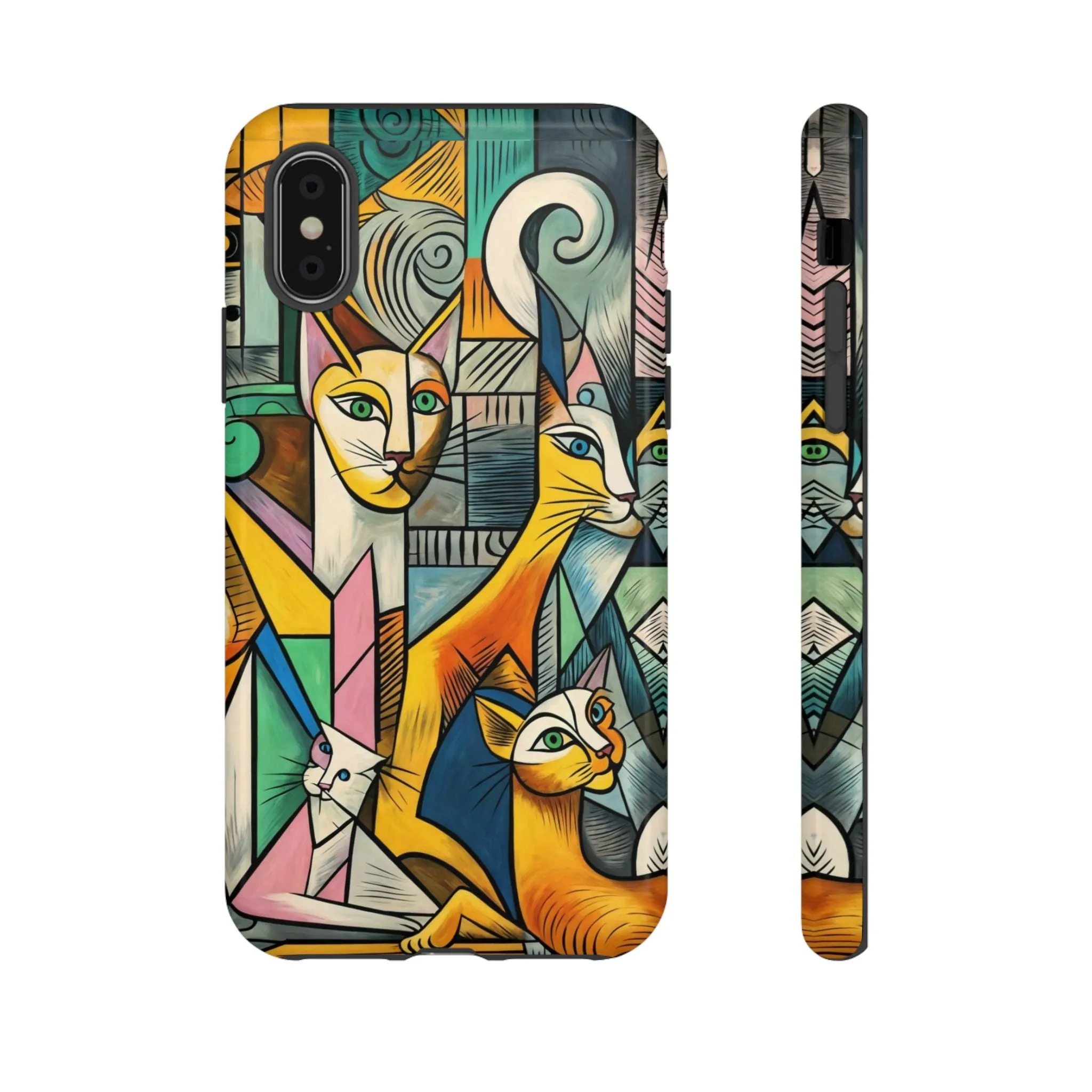 Picasso, cats, and cell phones collide in the most sarcastically stylish case you'll ever own