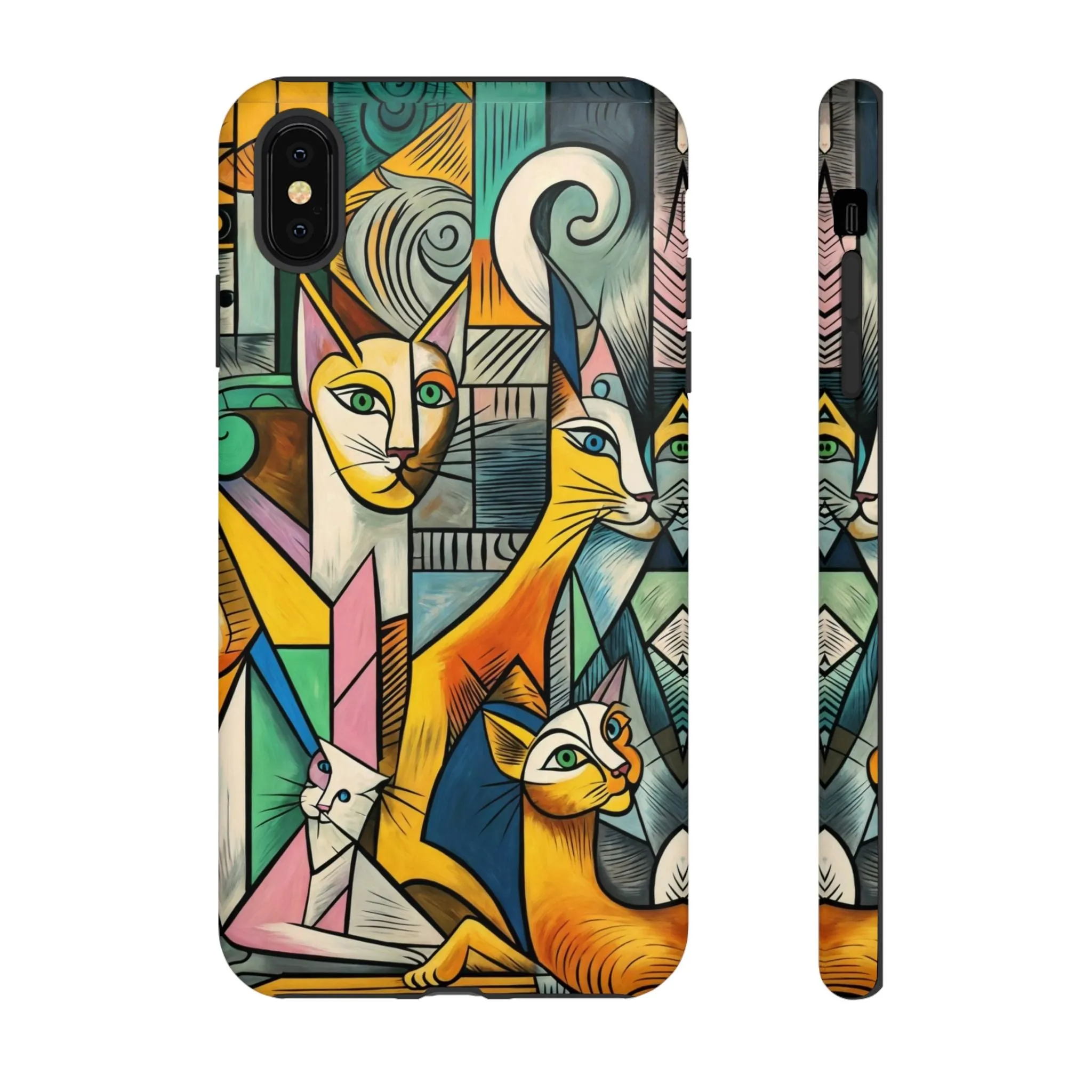Picasso, cats, and cell phones collide in the most sarcastically stylish case you'll ever own