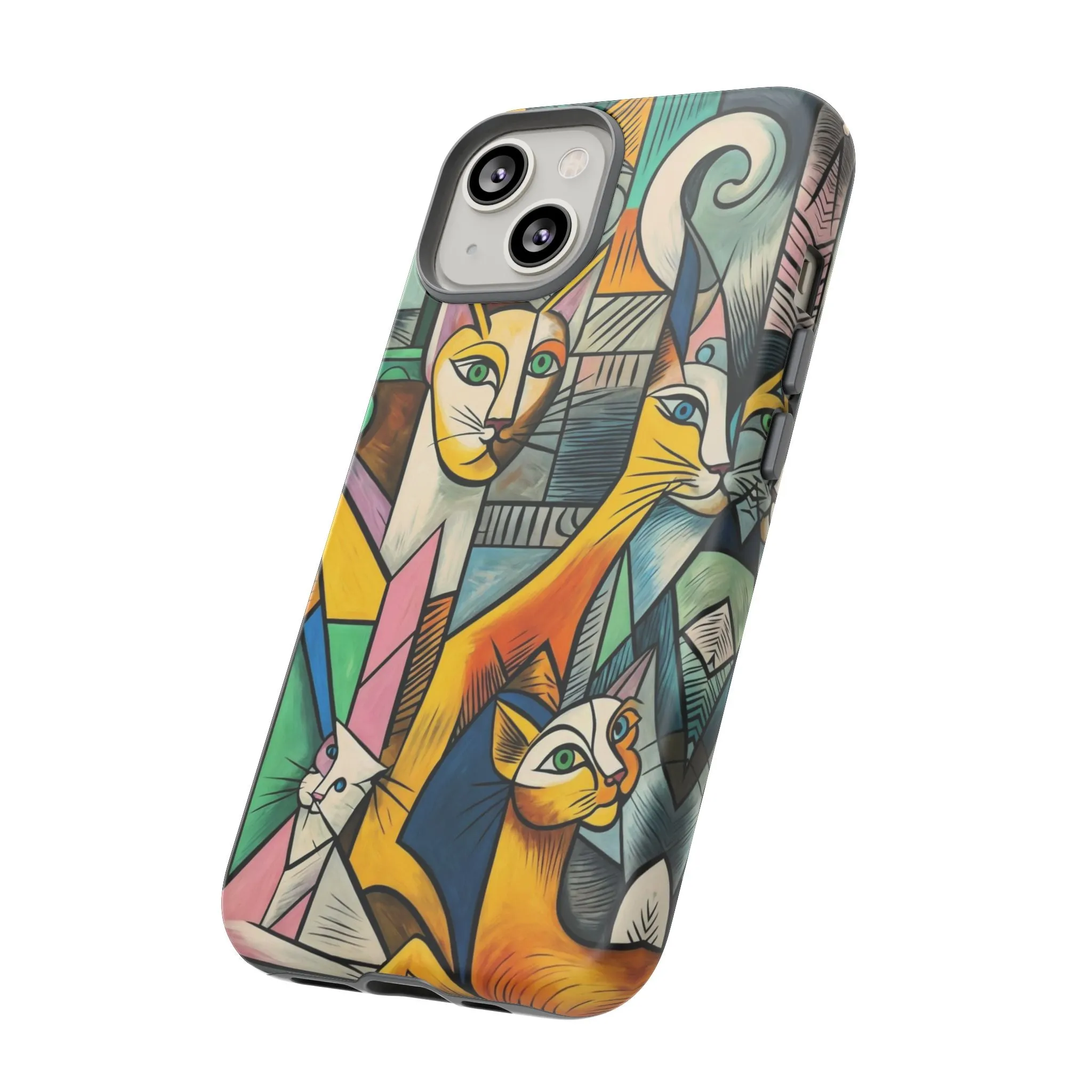 Picasso, cats, and cell phones collide in the most sarcastically stylish case you'll ever own