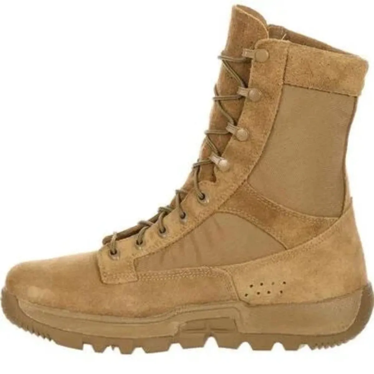 Rocky C6 Men's Commercial Military Boots Rkc042 In Brown