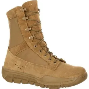 Rocky C6 Men's Commercial Military Boots Rkc042 In Brown