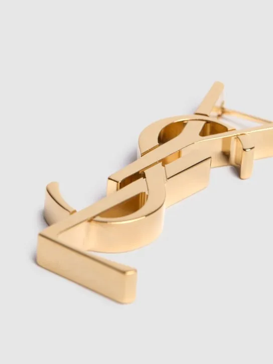 Saint Laurent   Chunky monogram mono earring 