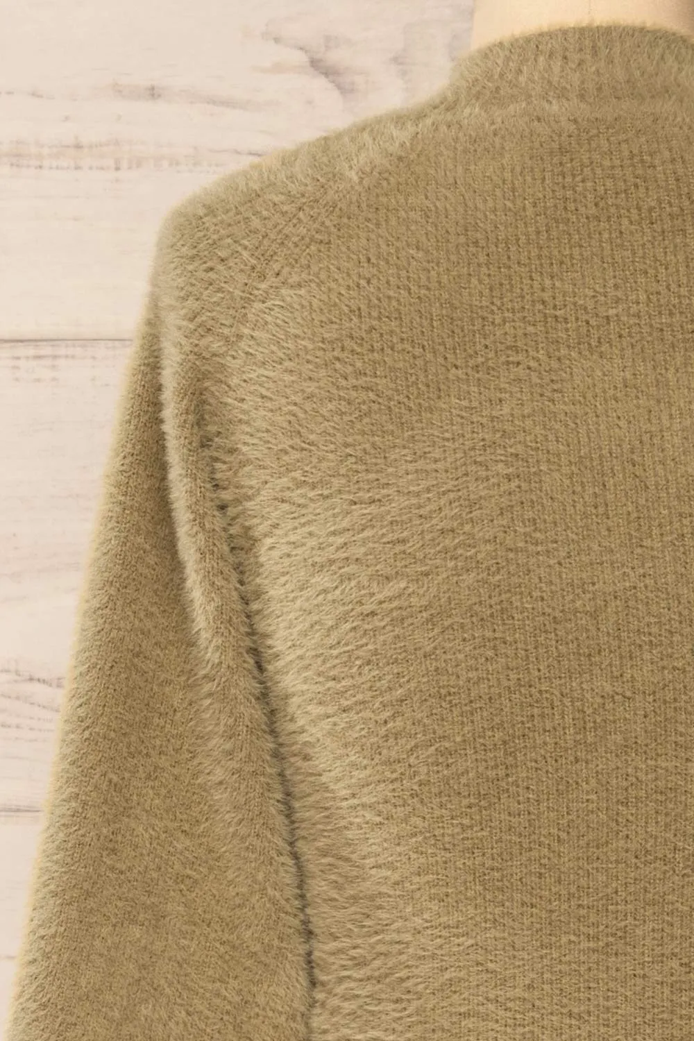 Sanlucar Sage | Long sleeve Knit Short Dress
