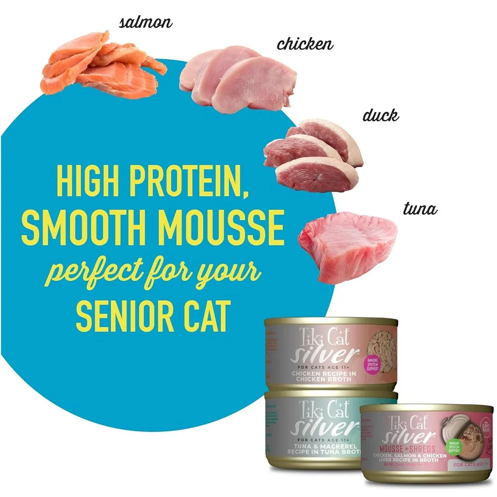 Silver Variety Pack With Immune System Support - Chicken Recipe In Chicken Broth Cat Can