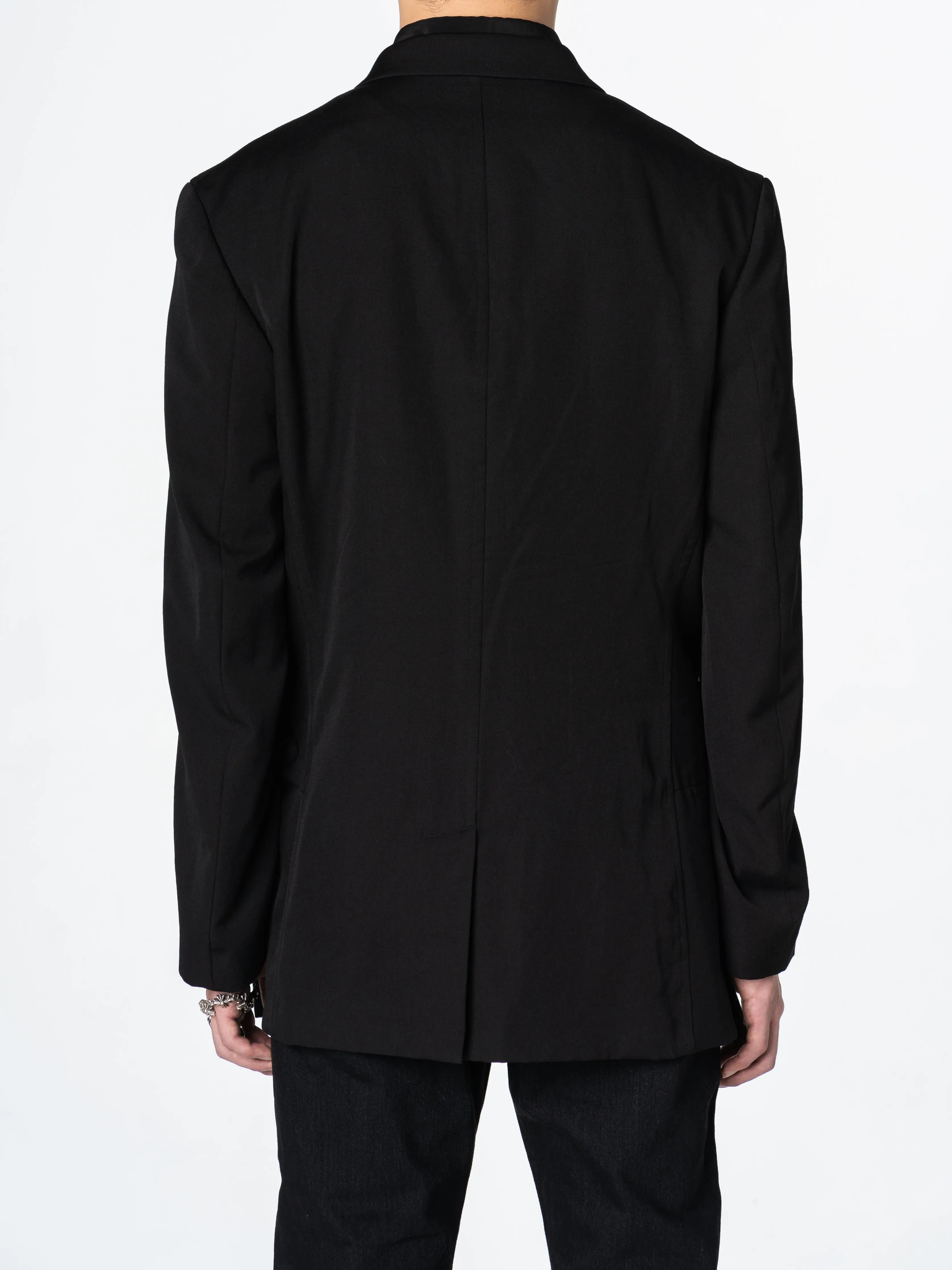 SS20 Gabardine Button Blazer