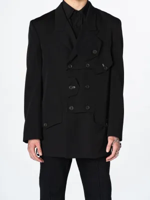 SS20 Gabardine Button Blazer