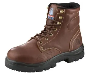 'Steel Blue' Men's 6" Argyle ESD Steel Toe - Brown / Oak
