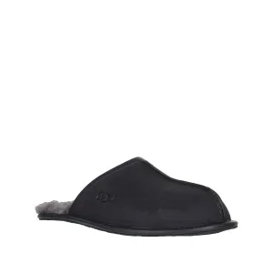 UGG Men's Ascot Slipper, Black Leather