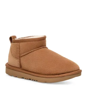 UGG Unisex-Child Classic Ultra Mini Boot, Chestnut