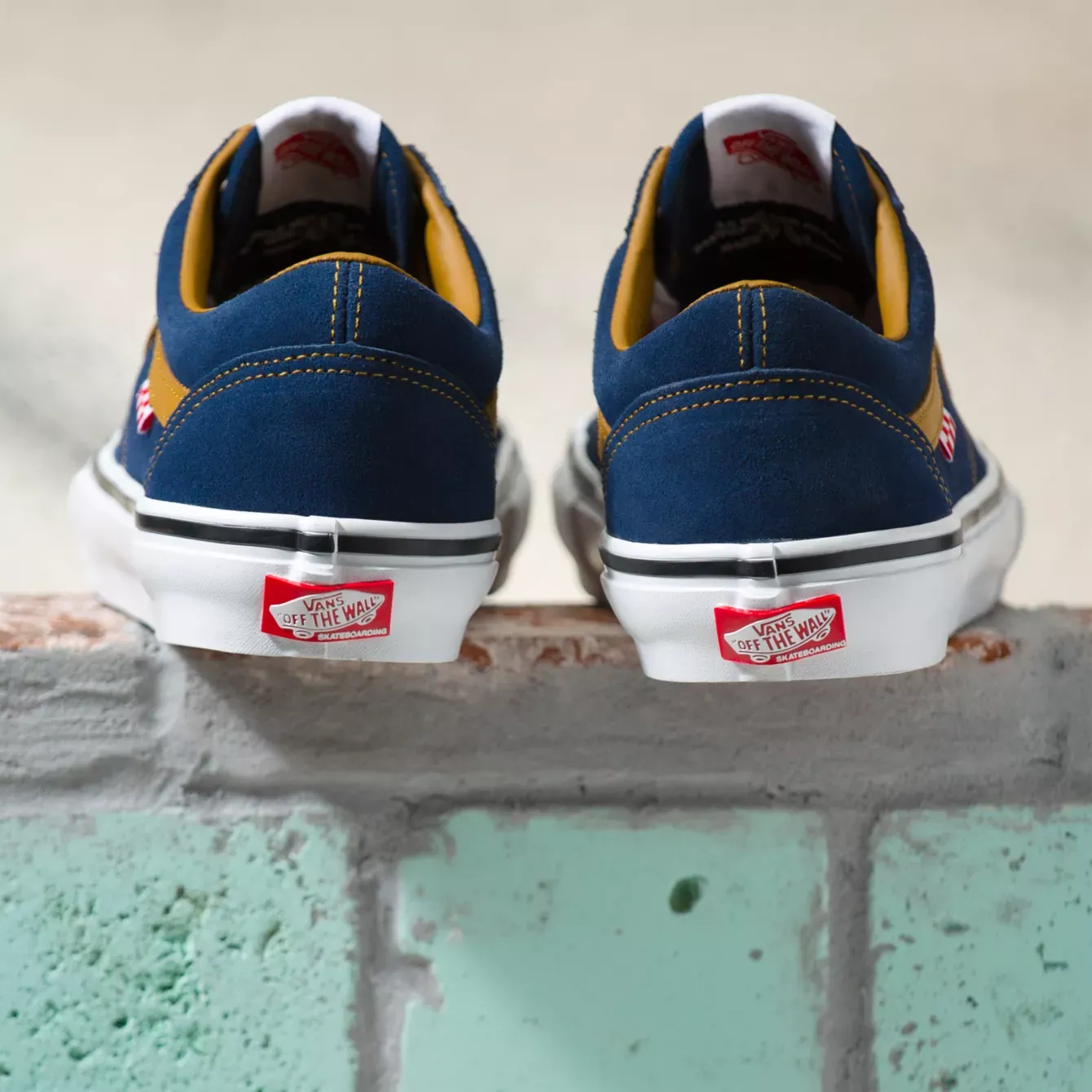 VANS REYNOLDS SKATE OLD SKOOL NAVY / GOLDEN BROWN