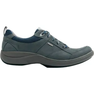 Women's Aravon Rev Stridarc Waterproof Lace Up Stone Blue Nubuck